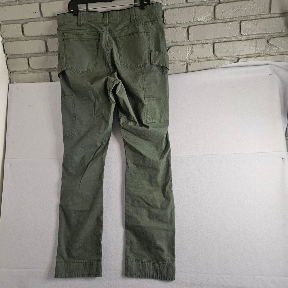 Dovetail Workwear Britt Utility Pants Green Ripstop Double Knee Cargo 37x33 - Picture 7 of 10
